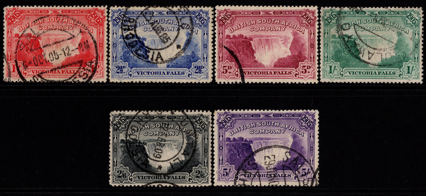 BSAC 1905 Victoria Falls Set Fine Used