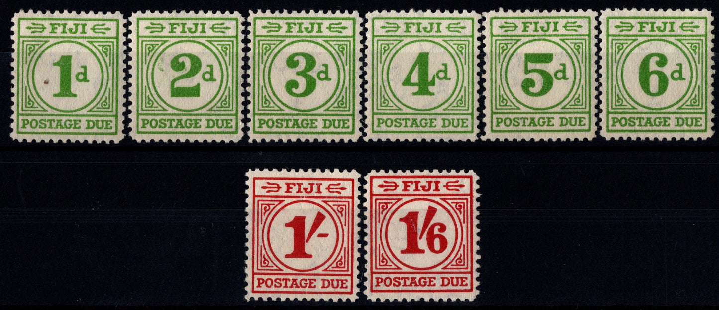 Fiji Postage Dues Mint Set