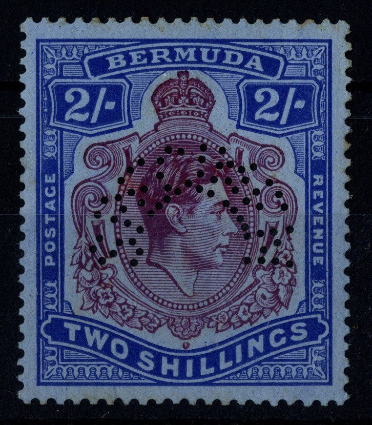 Bermuda KGV1 Fine Mint 2/-