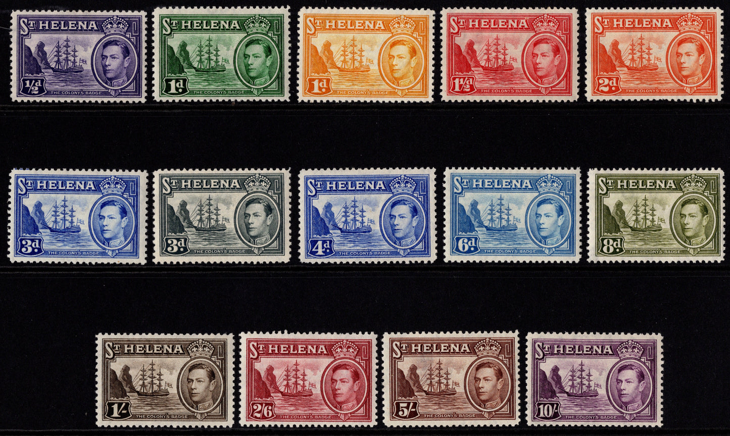 St Helena KGV1 Mint Set