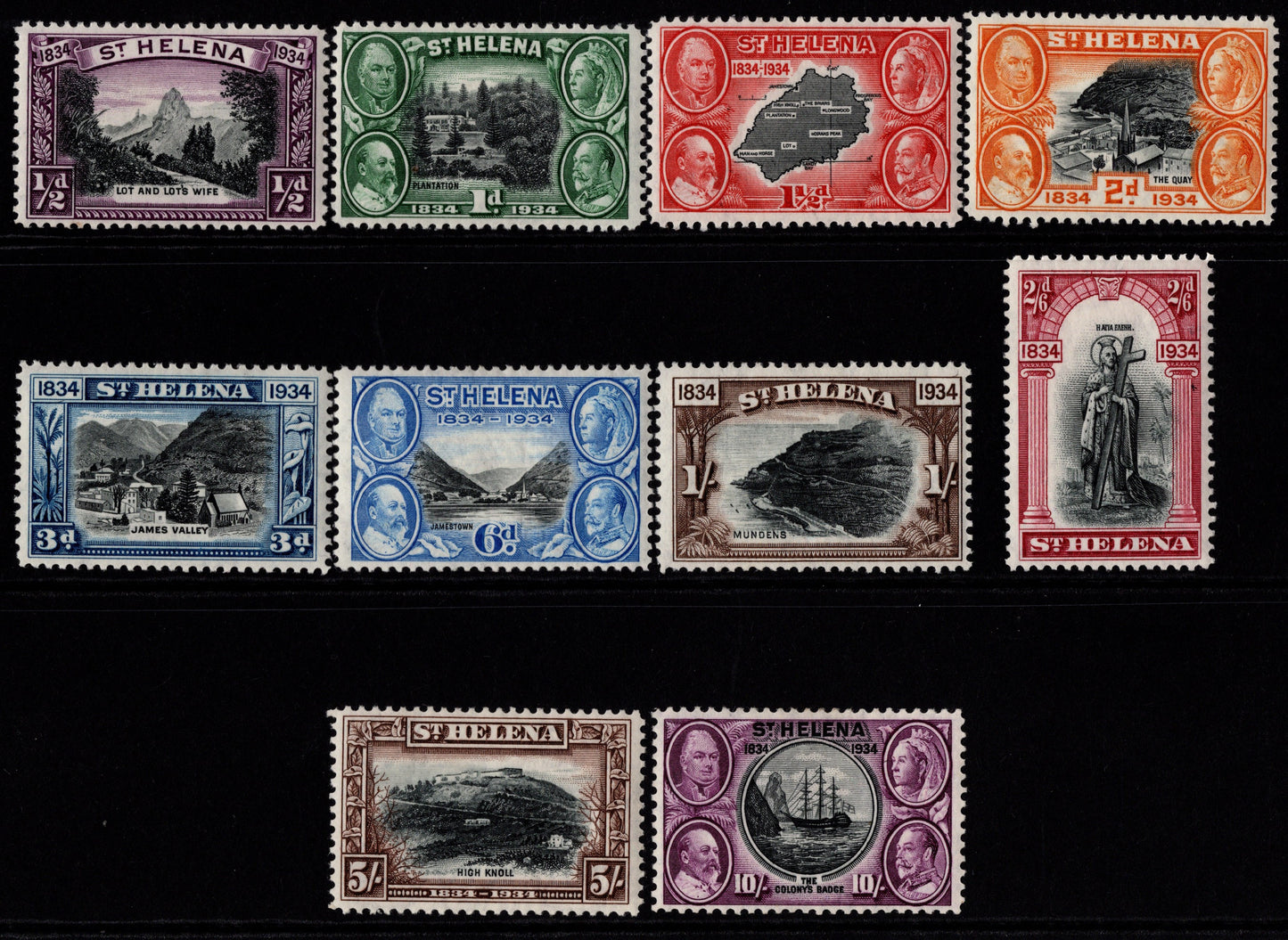 St Helena Centenary Mint Set