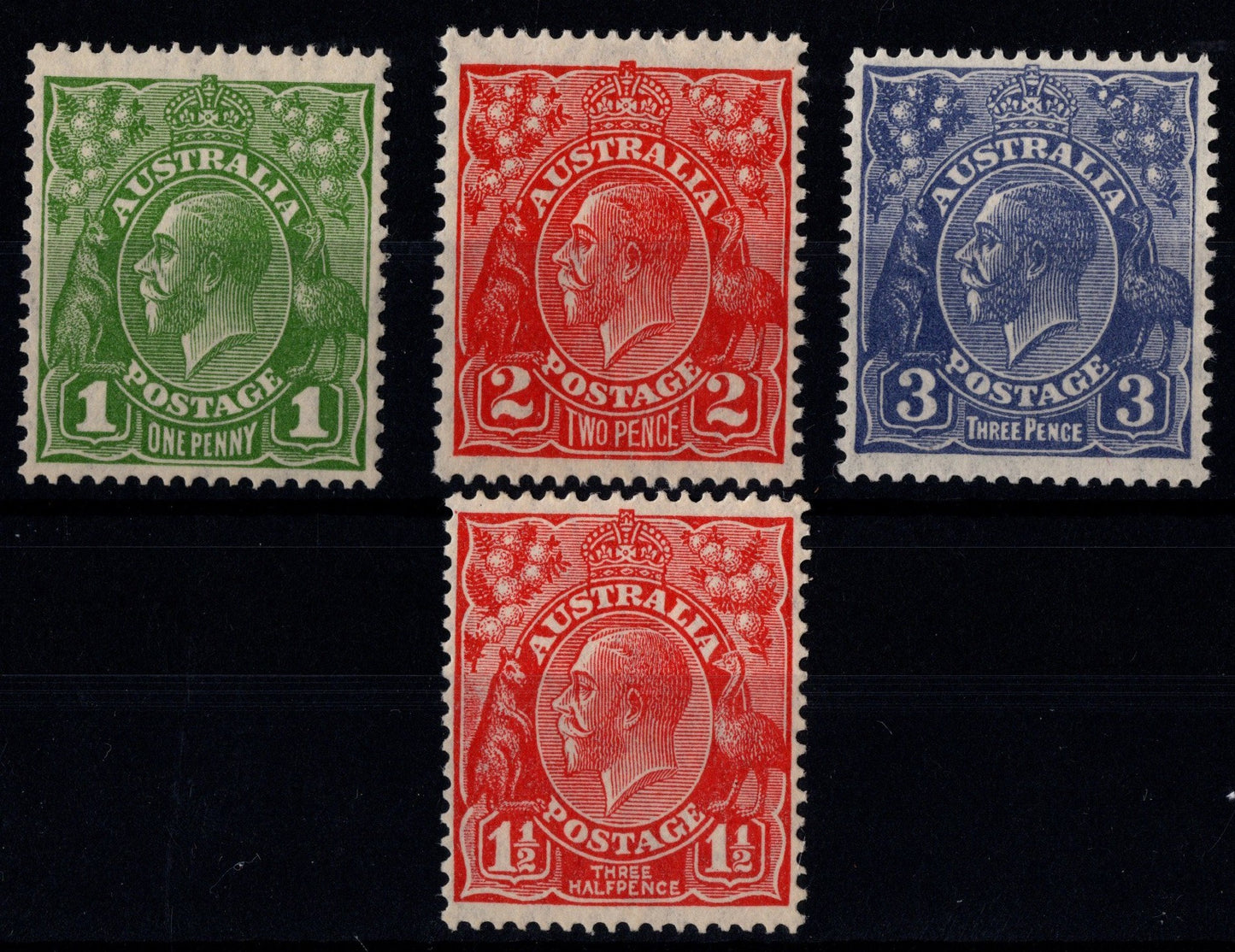 Australia KGV   Mint Never Hinged (Includes Die2)