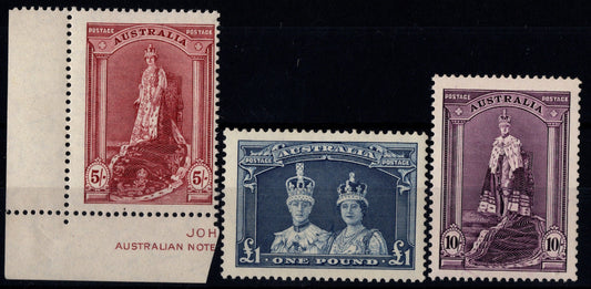 Australia KGV1 Robes Set Mint Never Hinged