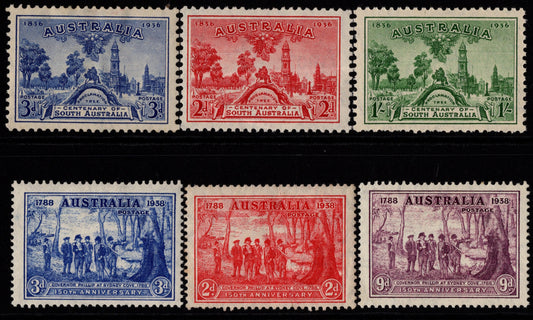 Australia 1930's Commemorative Sets Mint
