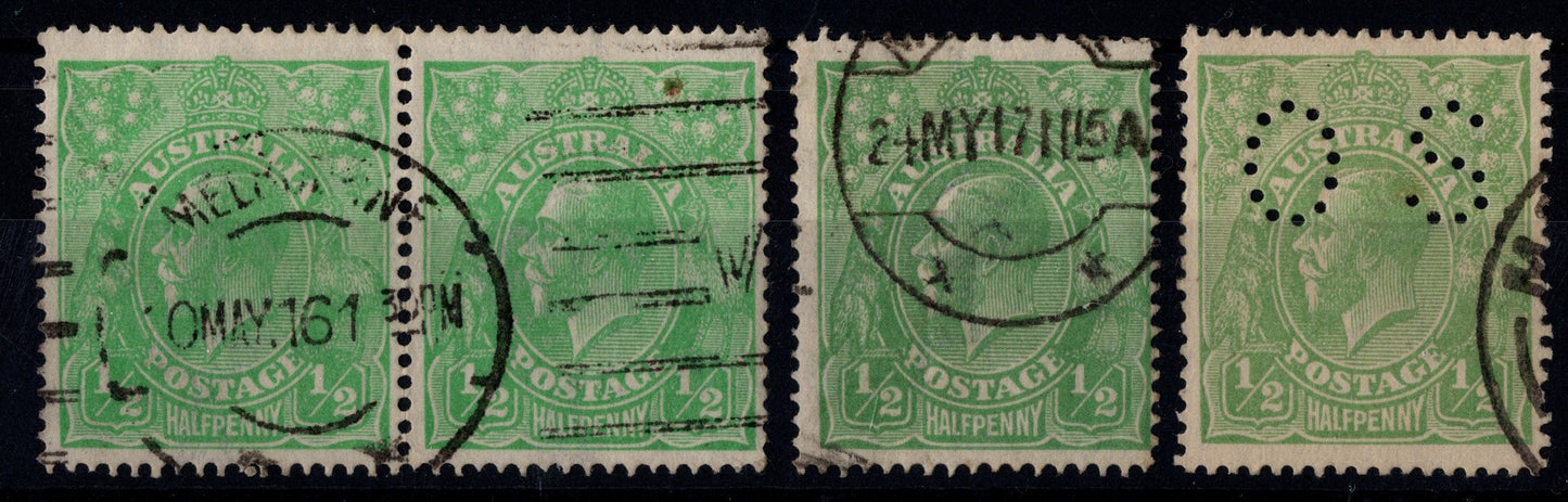 Australia KGV Fine Used x Andrew Johnston Collection