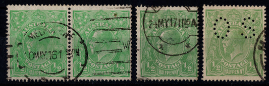 Australia KGV Fine Used x Andrew Johnston Collection