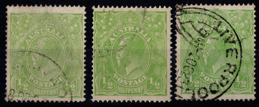 Australia KGV Fine Used x Andrew Johnston Collection