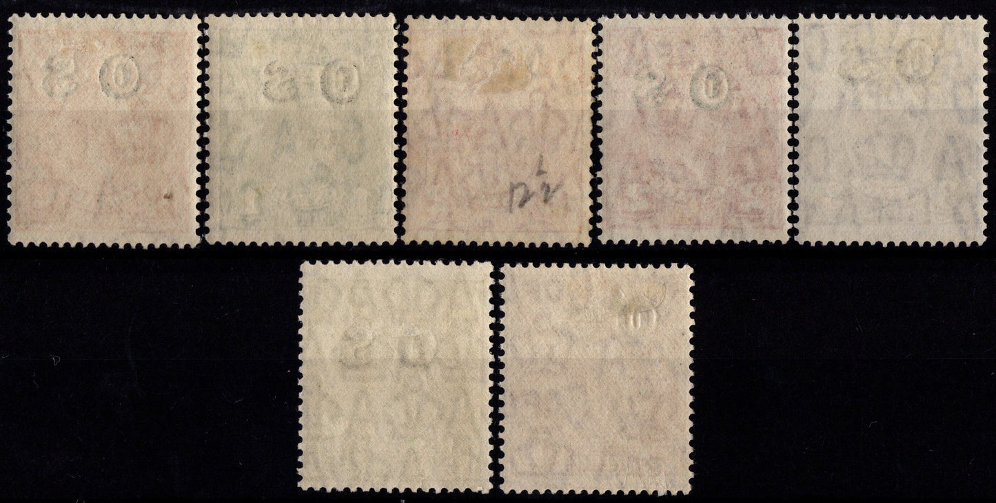 Australia KGV OS Overprint Set Many Mint Never HInged