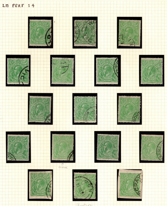 Australia KGV Large Multi Watermark x Andrew Johnston Collection