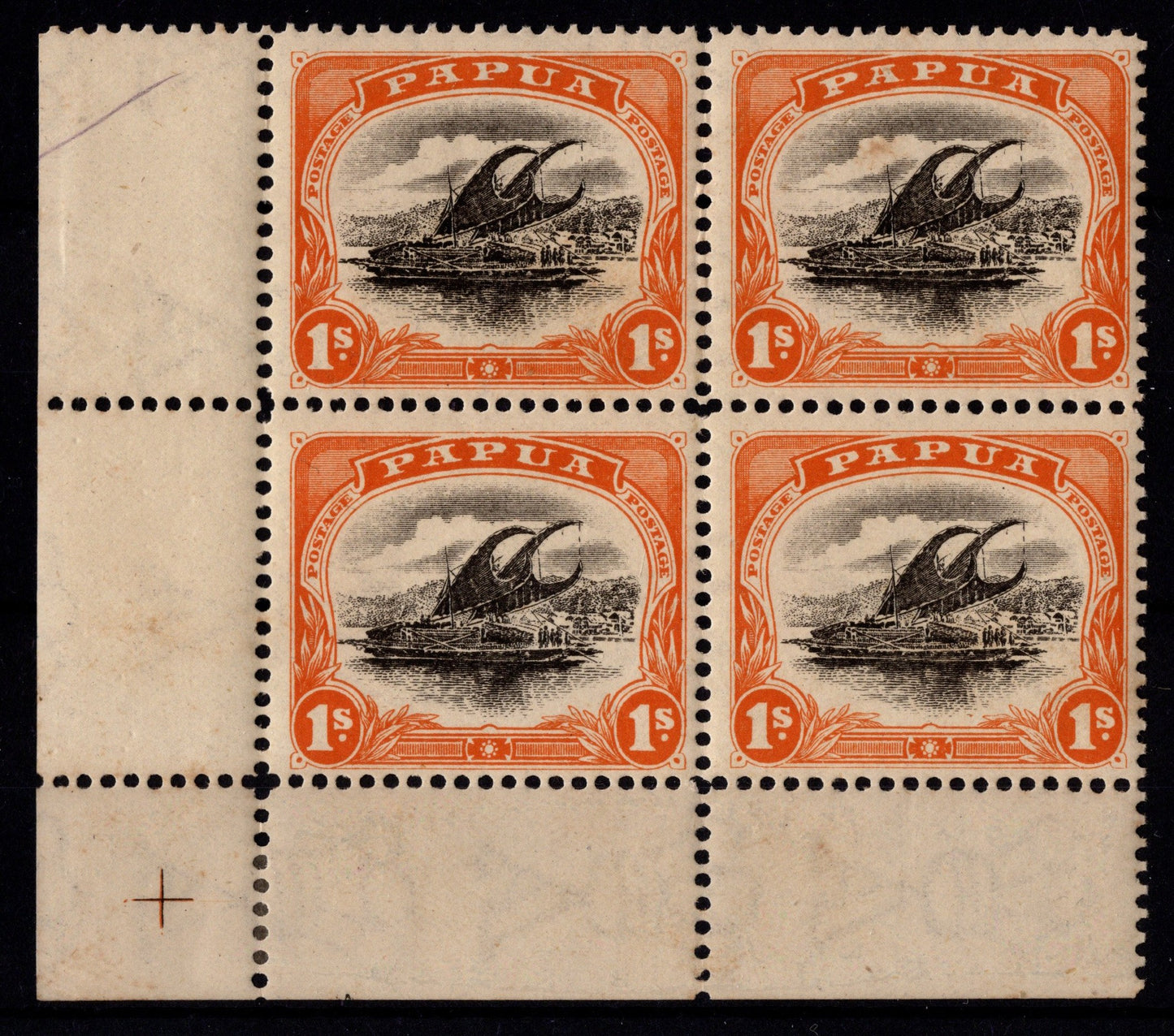 Papua Lakatois 1/- Mint Block