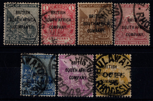 Cape of Good Hope with BSAC Overprint Used