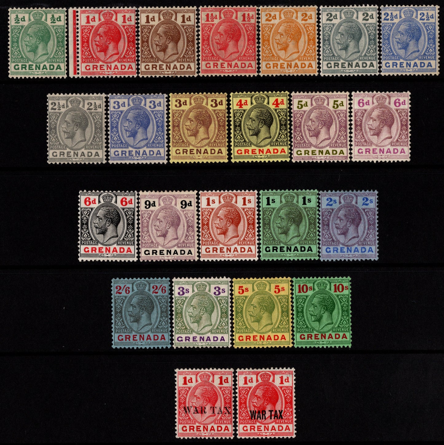 Grenada  KGV Mint Set