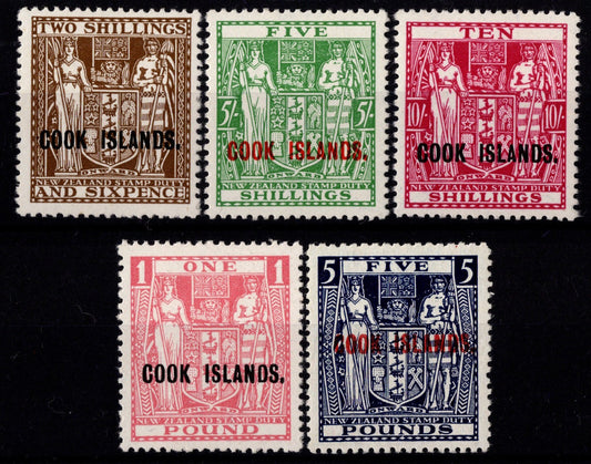 Cook Islands Overprint on New Zealand Fine Mint