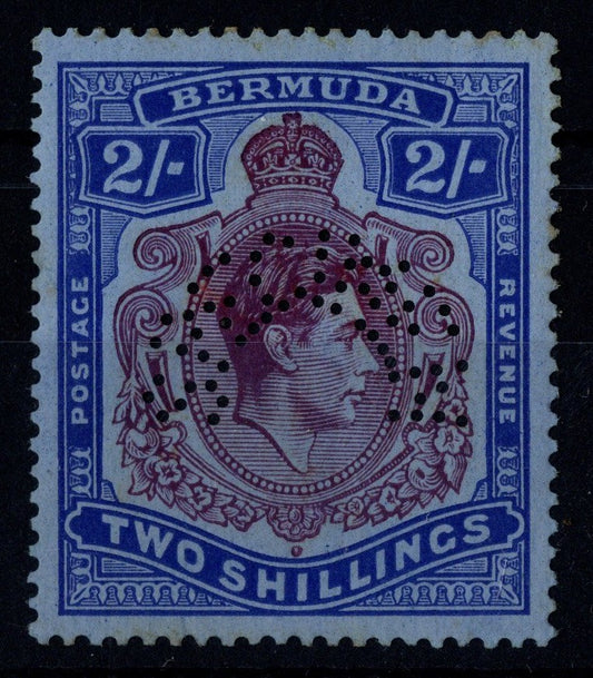 Bermuda KGV1 Fine Mint 2/-