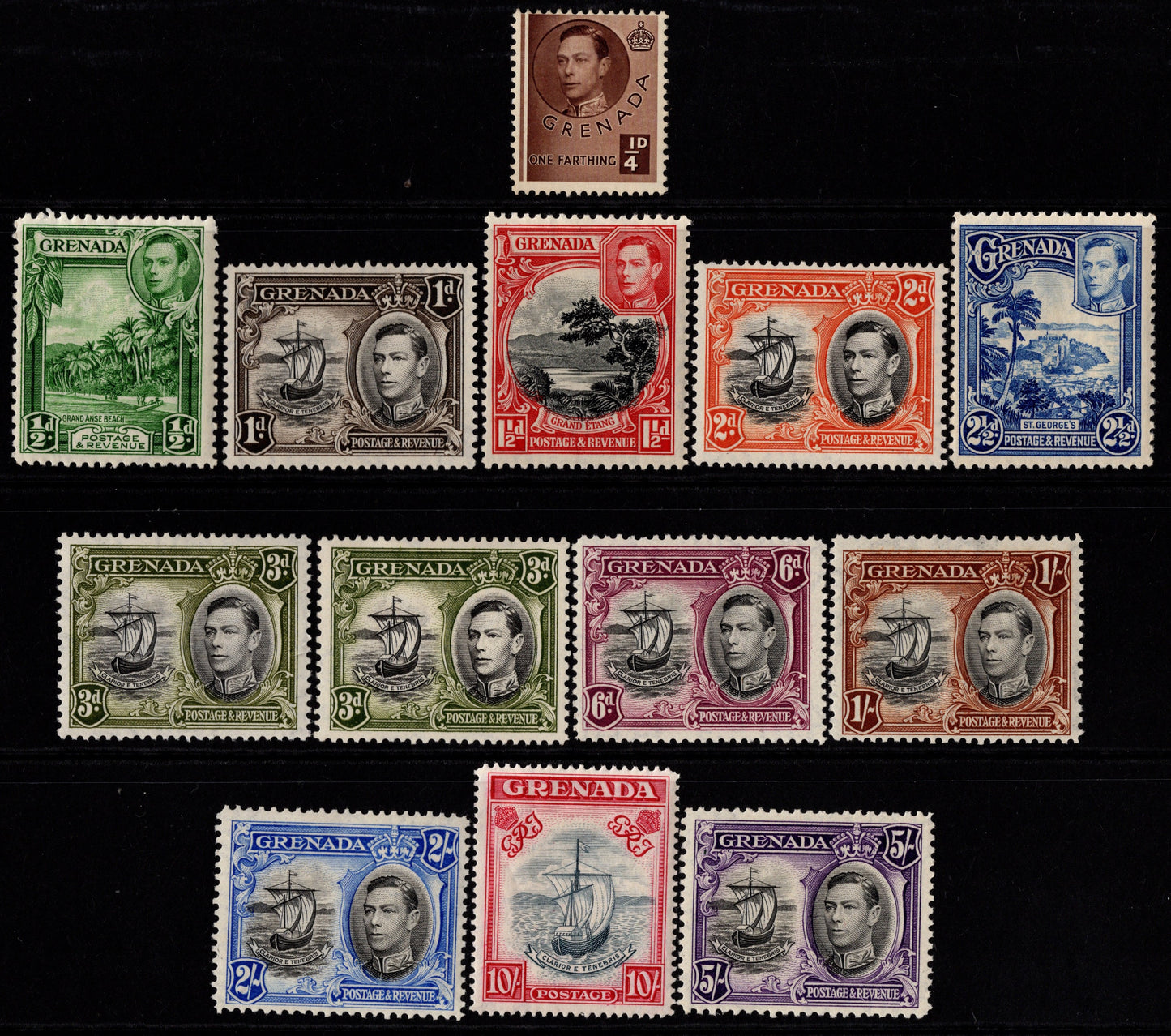 Grenada KGV1 Mint Set