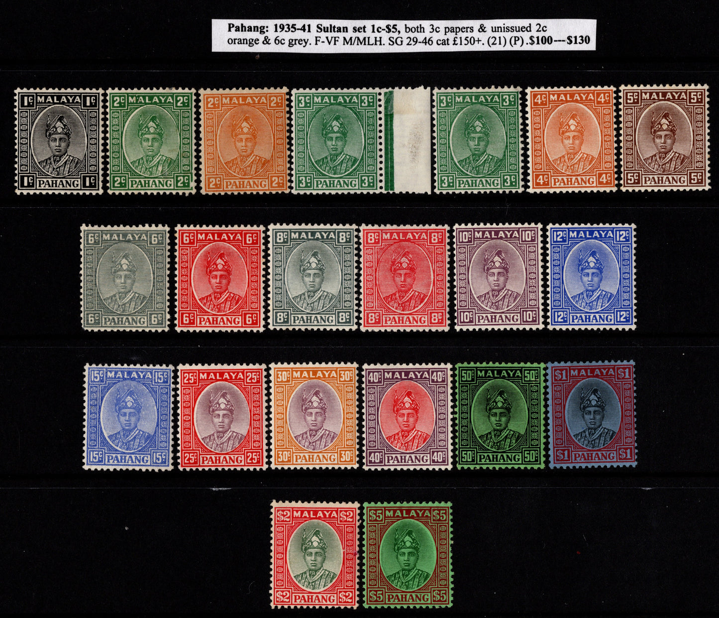 Malaya Pahang Mint Set