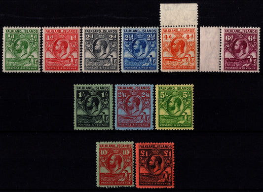 Falkland Islands Whales & Penguins Set Mint
